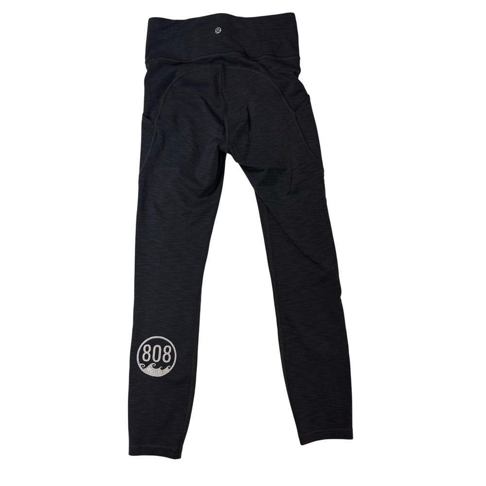 Lululemon Rare 808 Hawaii Speed Up Tight Heathered Grey 808  Leggings Womens 4